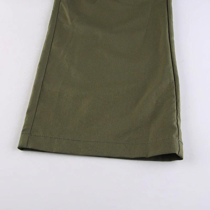 Detachable Strap Zip Fly Cargo Pants - Image 7
