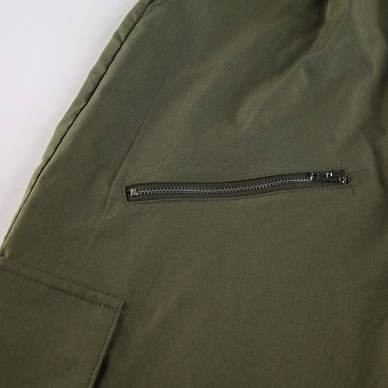 Detachable Strap Zip Fly Cargo Pants - Image 9