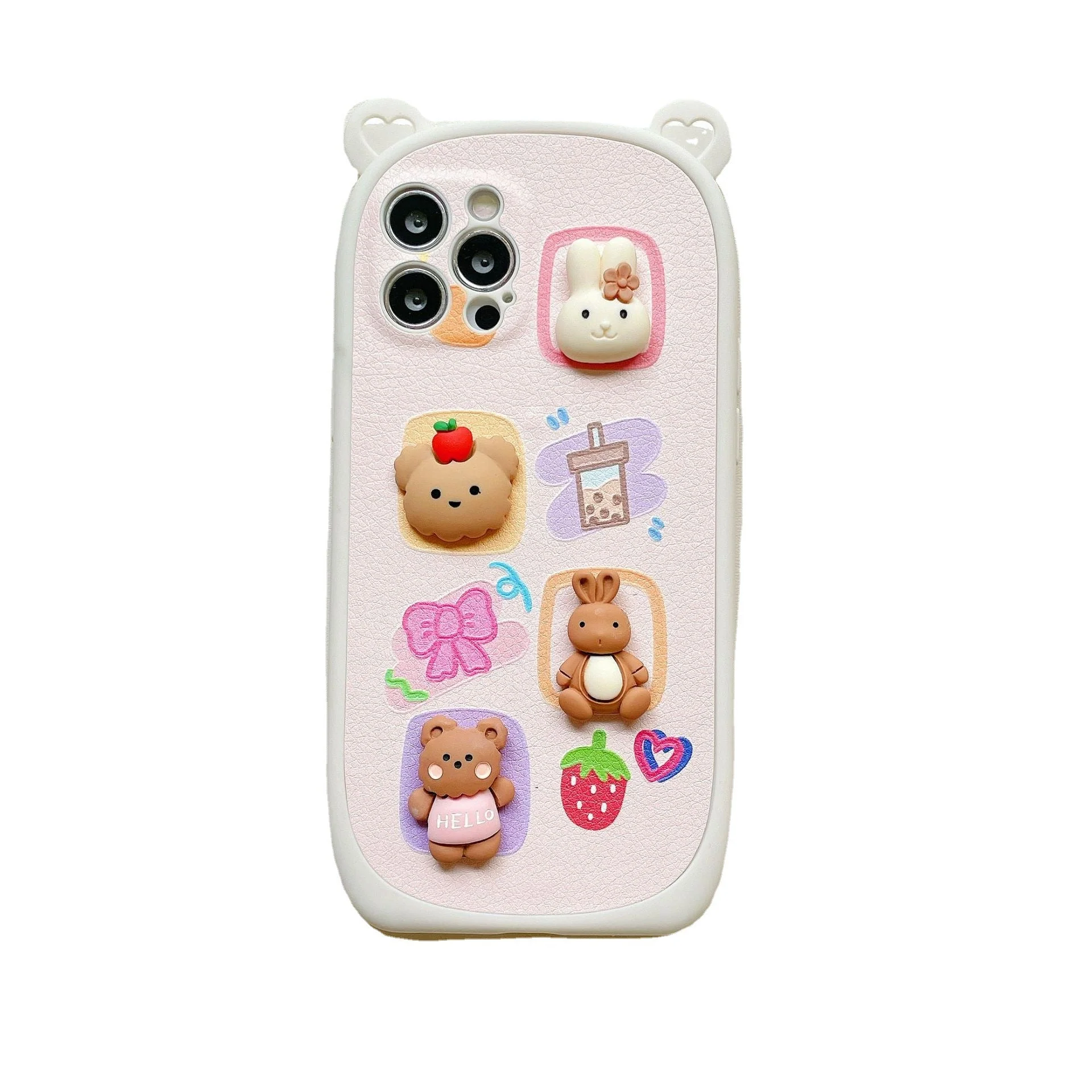 Dimensional Bear Phone Case - Image 2