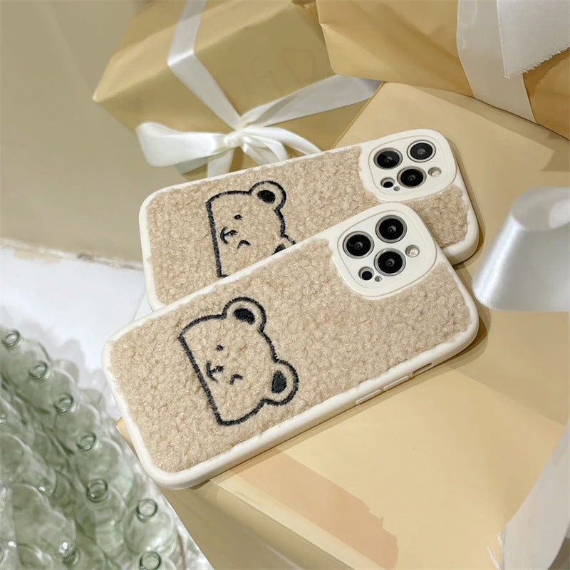 Embroidered Bear Phone Case - Image 2