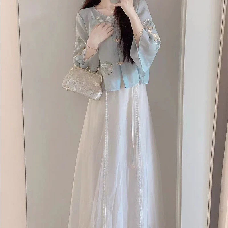 Embroidered Hanfu Button Set - Image 3
