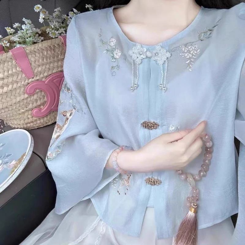 Embroidered Hanfu Button Set - Image 4