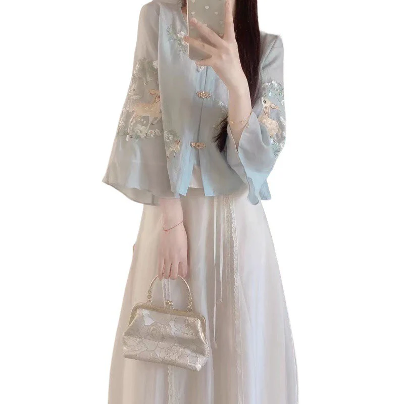Embroidered Hanfu Button Set - Image 5