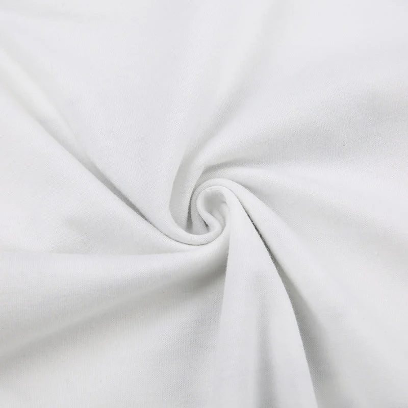 Eye Printed White Crop Top - Image 6