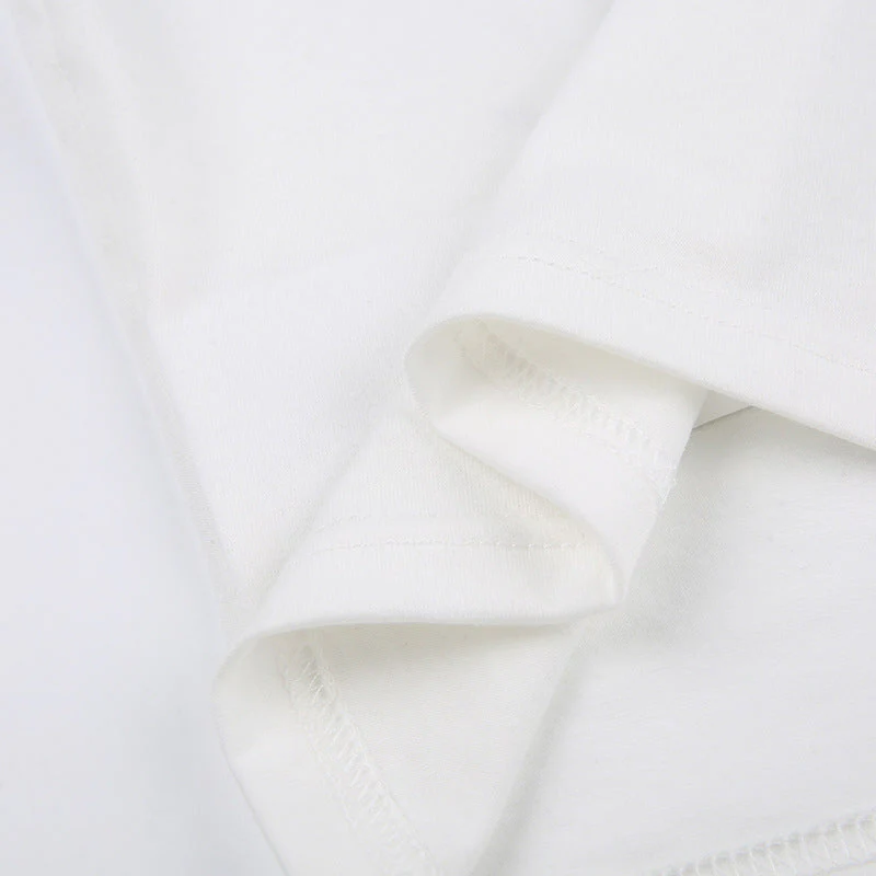 Eye Printed White Crop Top - Image 7