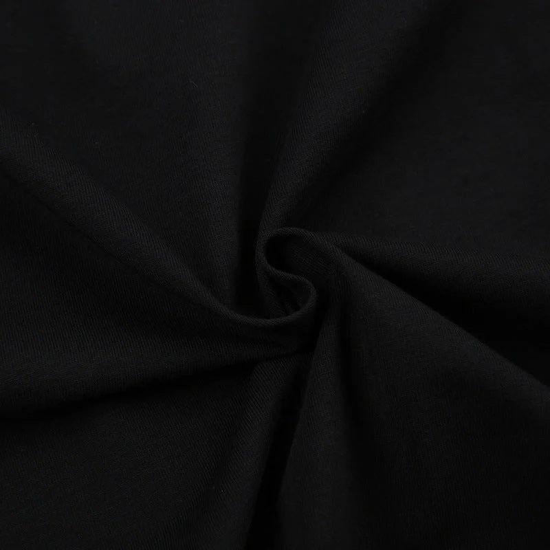 Figure Printed Black Crop Top - Image 5