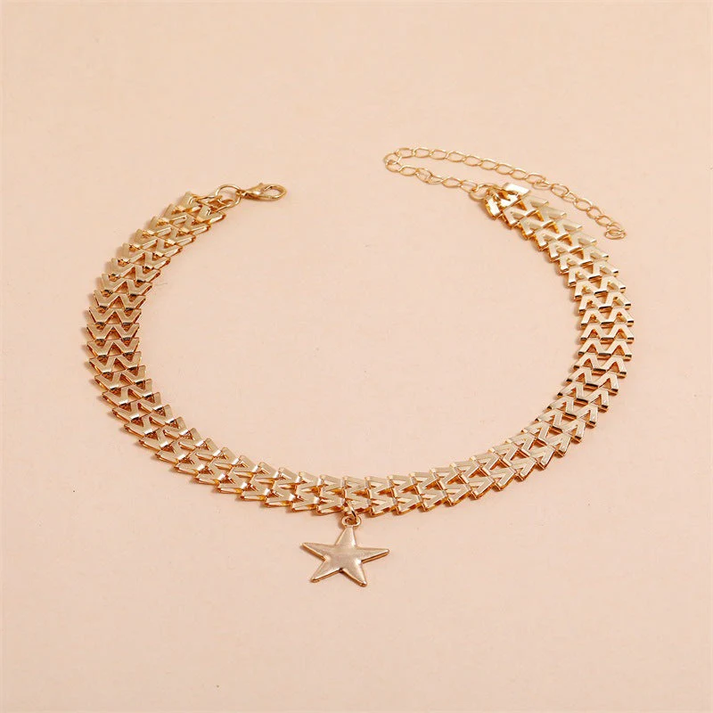 Five-Pointed Star Pendant Necklace - Image 6