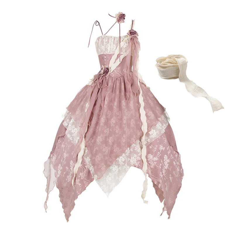 Floral Irregular Dress - Image 3