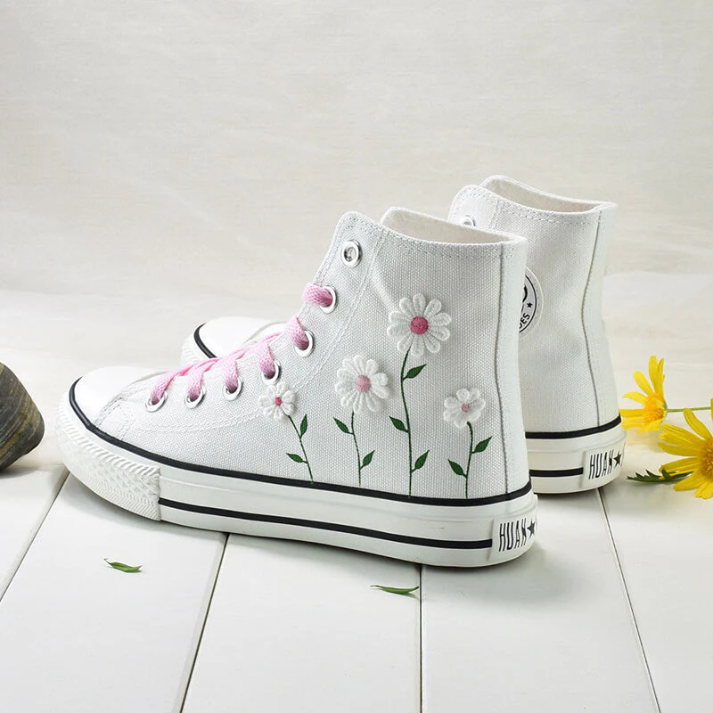 Flower Hand-painted Shoes - Image 3