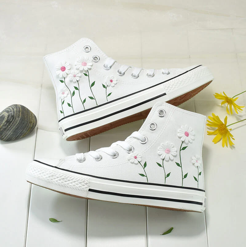 Flower Hand-painted Shoes - Image 4