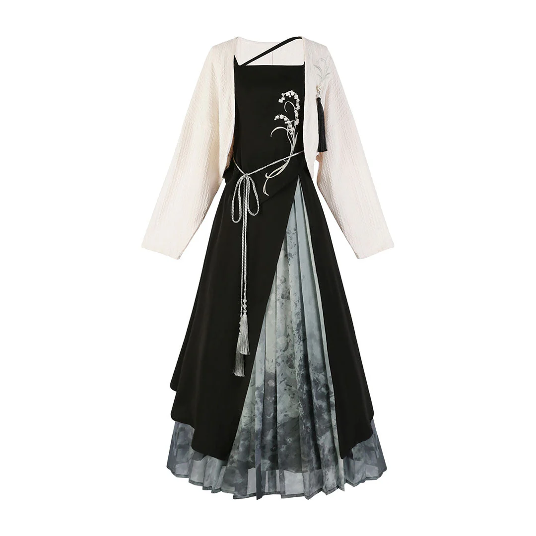 Fringed Floral Skirt Set - Image 5