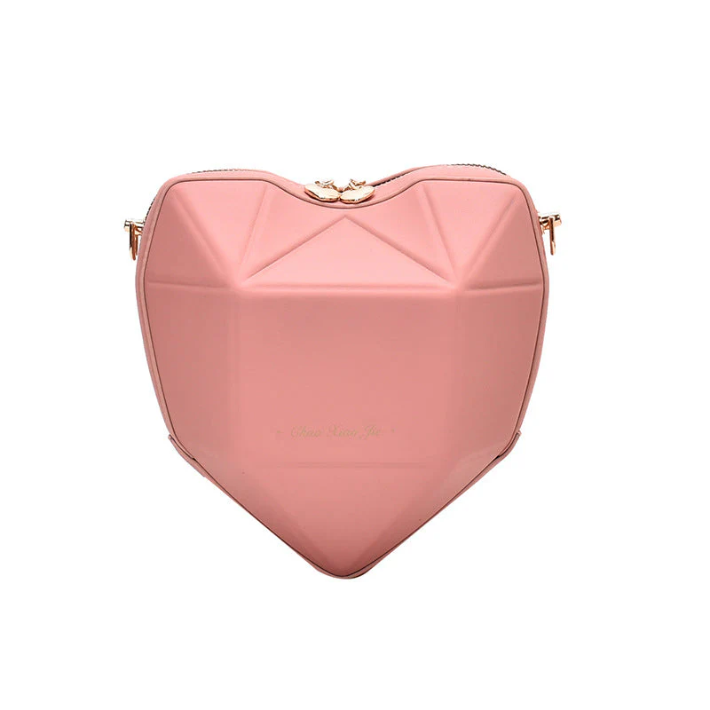 Geometric heart-shaped bag - Image 3