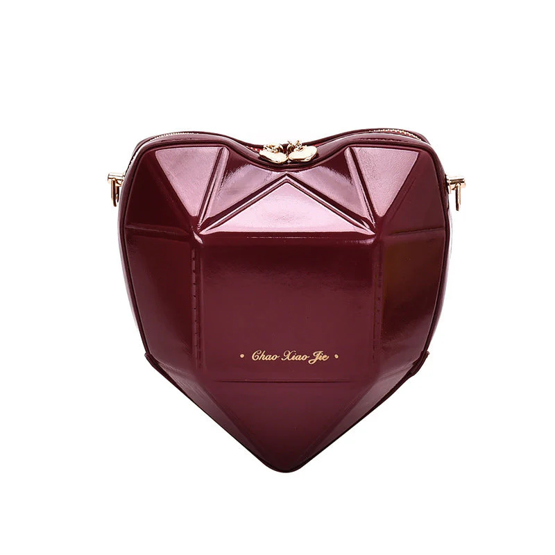 Geometric heart-shaped bag - Image 4