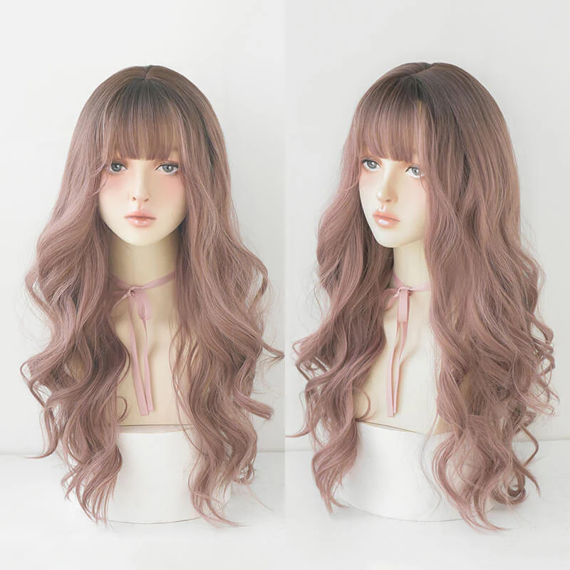 Golden Wavy Wig Curls - Image 3