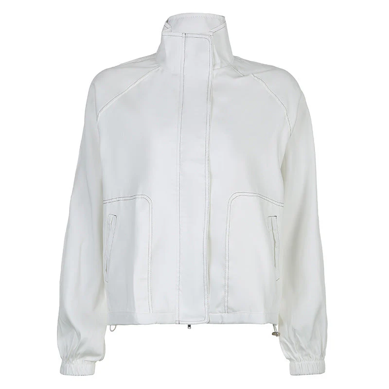 Gorpcore Seam Detail Splice Turtleneck Jacket - Image 5