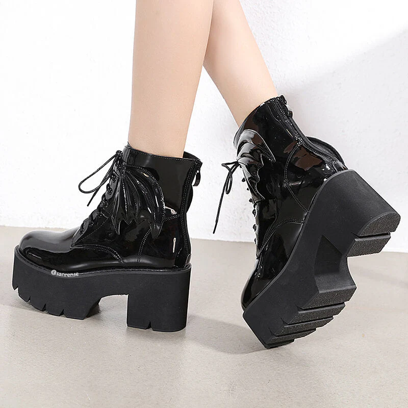 Wing Platform Boots - Image 4