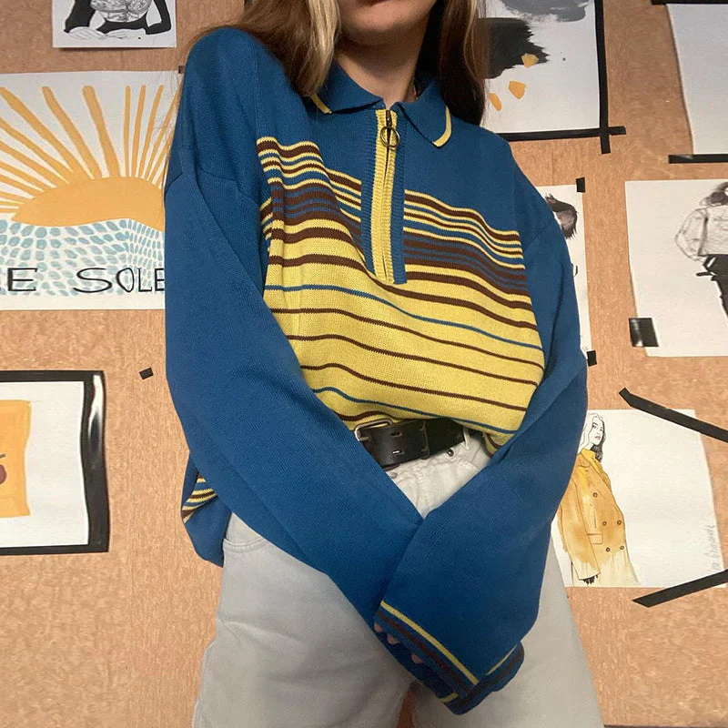 Grandma Striped Sweatshirt - Image 2