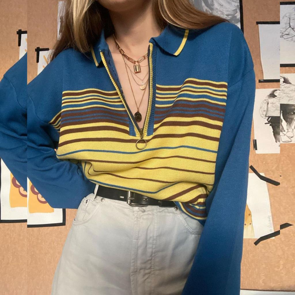 Grandma Striped Sweatshirt - Image 3