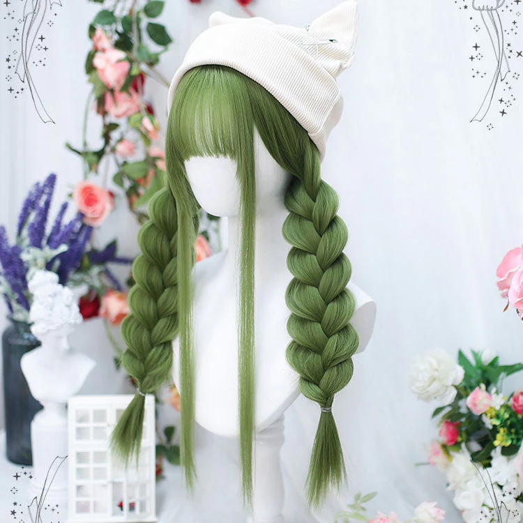 Green Cosplay Wigs - Image 3