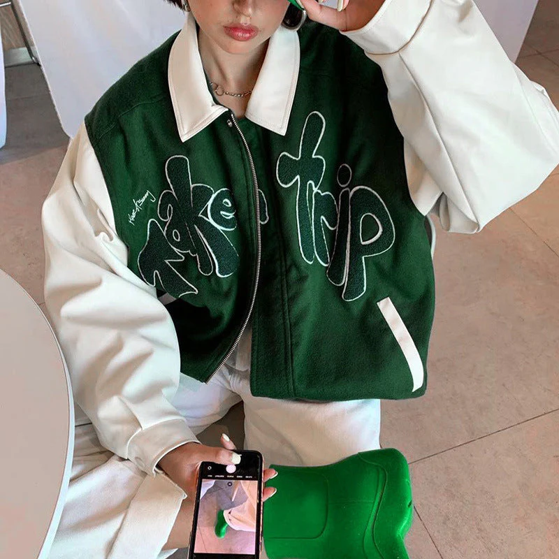 Green Zipper Jacket - Image 3