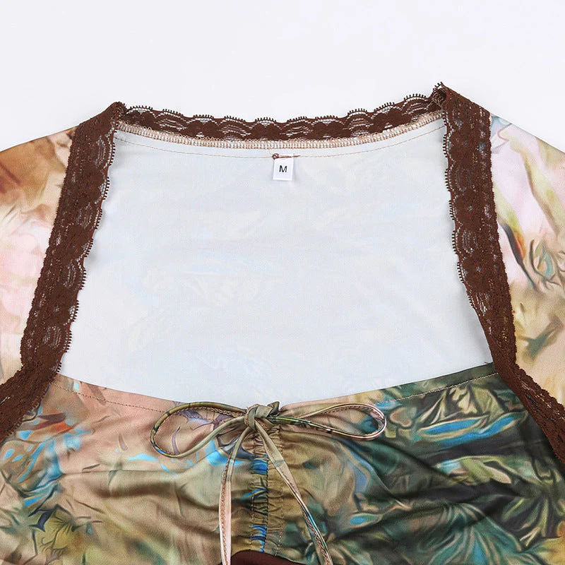 Grunge Fairy Lace Patchwork Top - Image 7