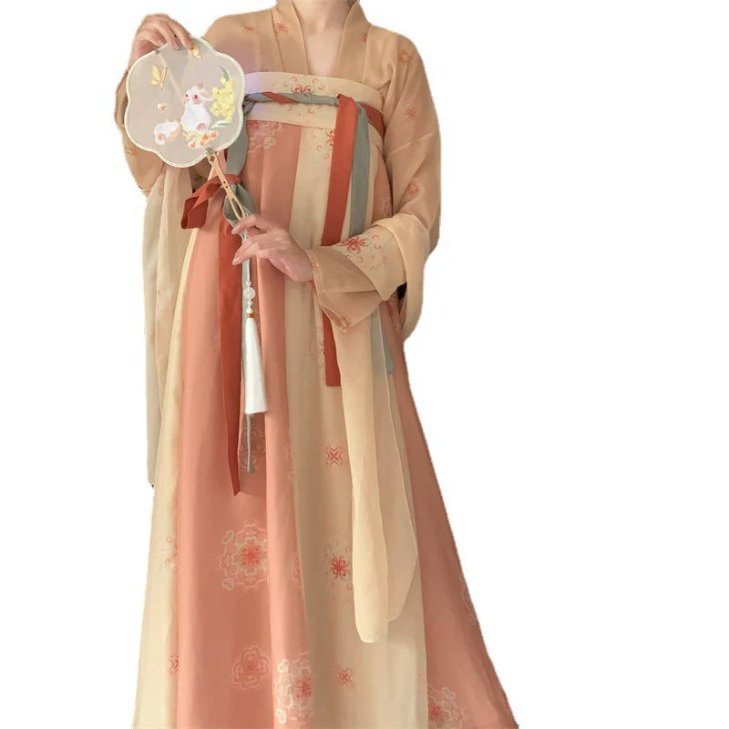 Han And Tang One-Piece Chest-Length Printed Dreen - Image 6