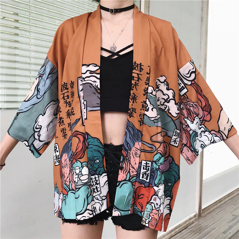 Harajuku Bathrobe Kimono - Image 2