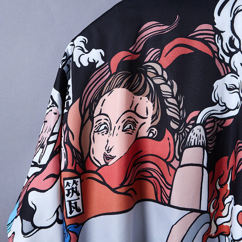 Harajuku Bathrobe Kimono - Image 8