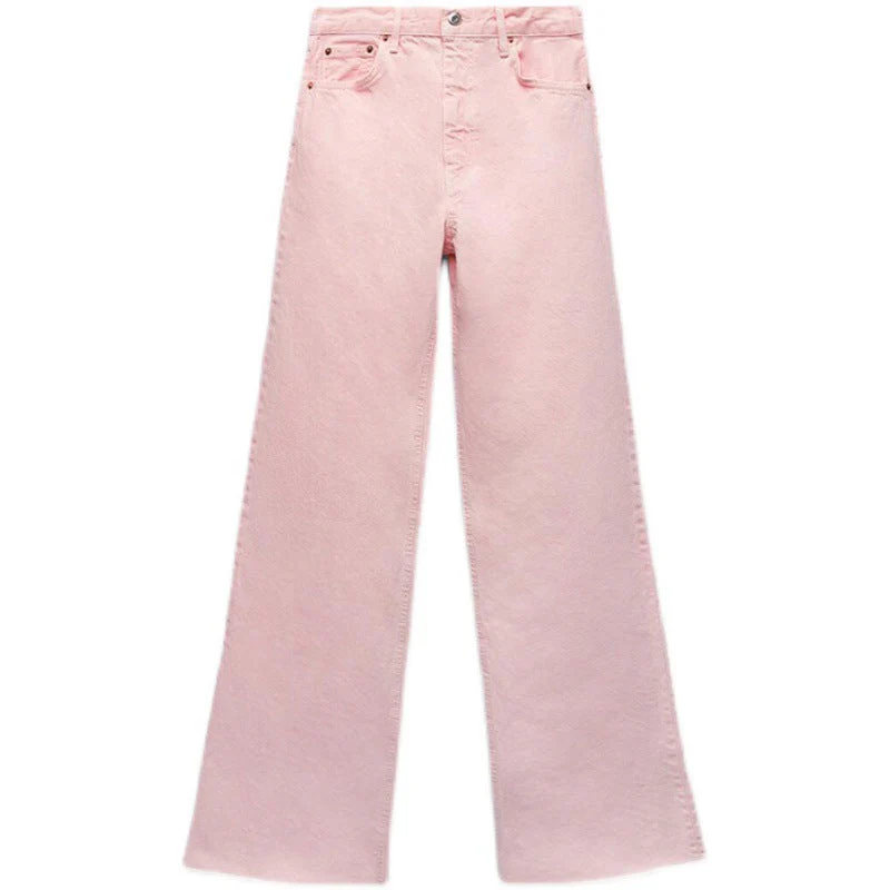 High-waist All-match Straight-leg Mopping Pants - Image 2