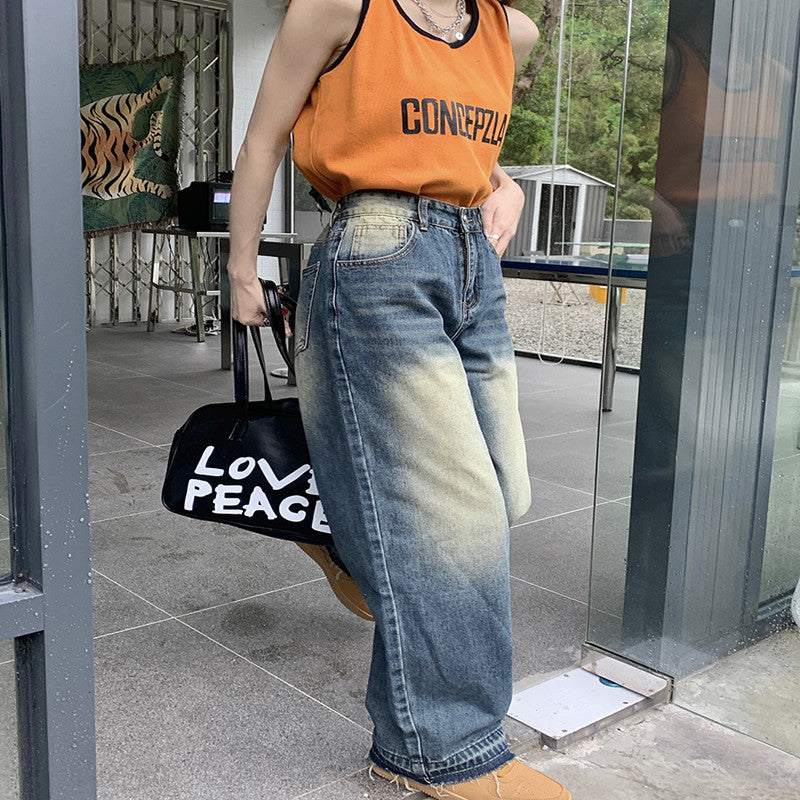 High Waist Baggy Boyfriend Jeans - Image 7
