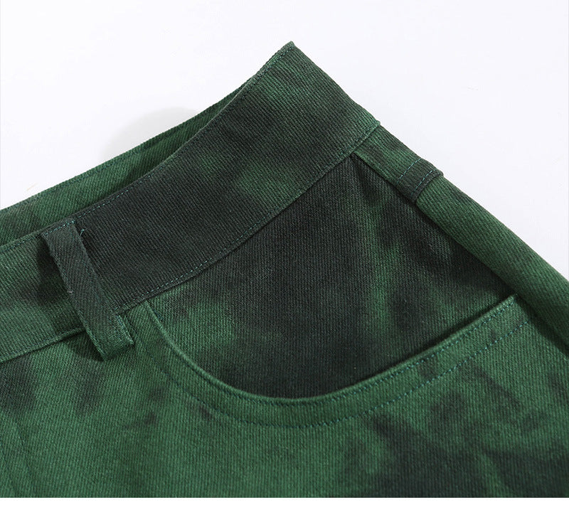 High Waist Loose Mopping Jeans - Image 9