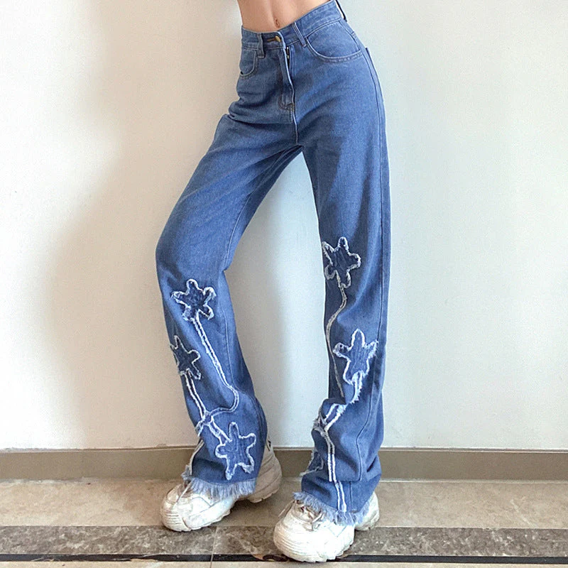 High Waist Slim Fit Flared Jeans - Image 2