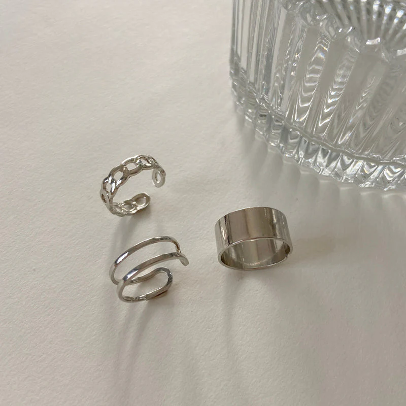 hip-hop punk open adjustable ring - Image 2