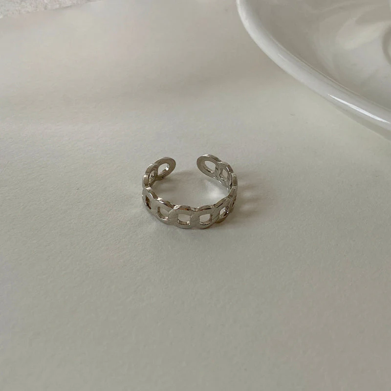 hip-hop punk open adjustable ring - Image 7