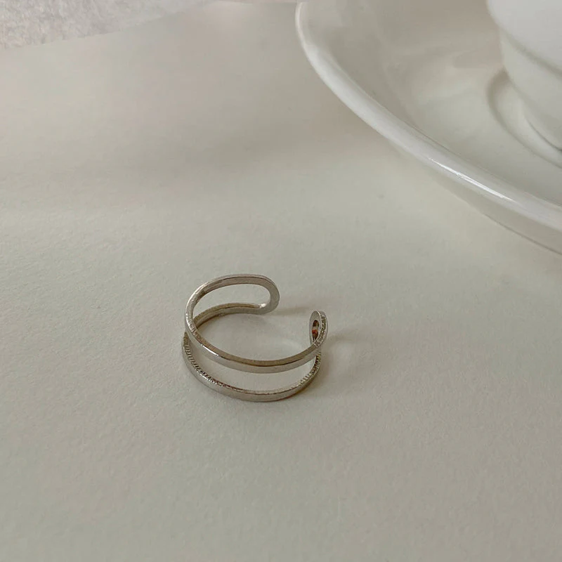 hip-hop punk open adjustable ring - Image 8