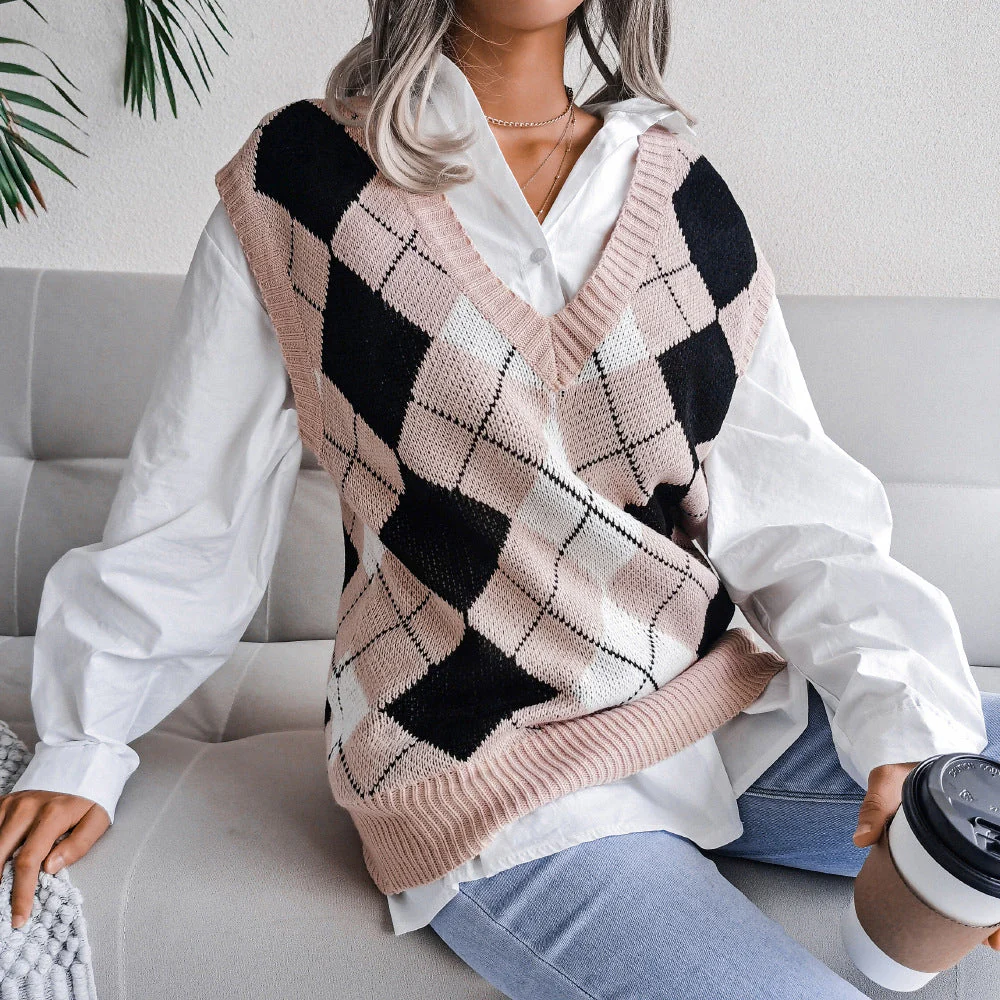 Hollow Leaf Casual Knitted Sweater - Image 17