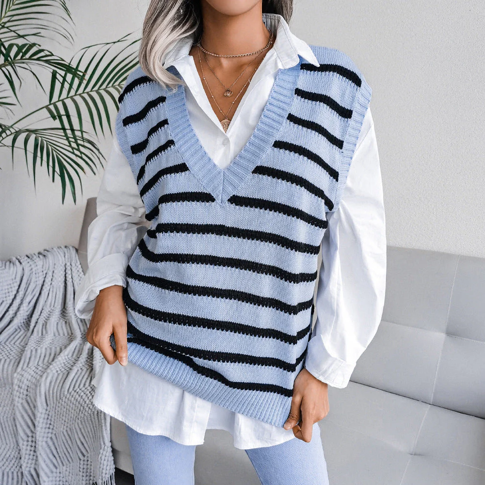 Hollow Leaf Casual Knitted Sweater - Image 23