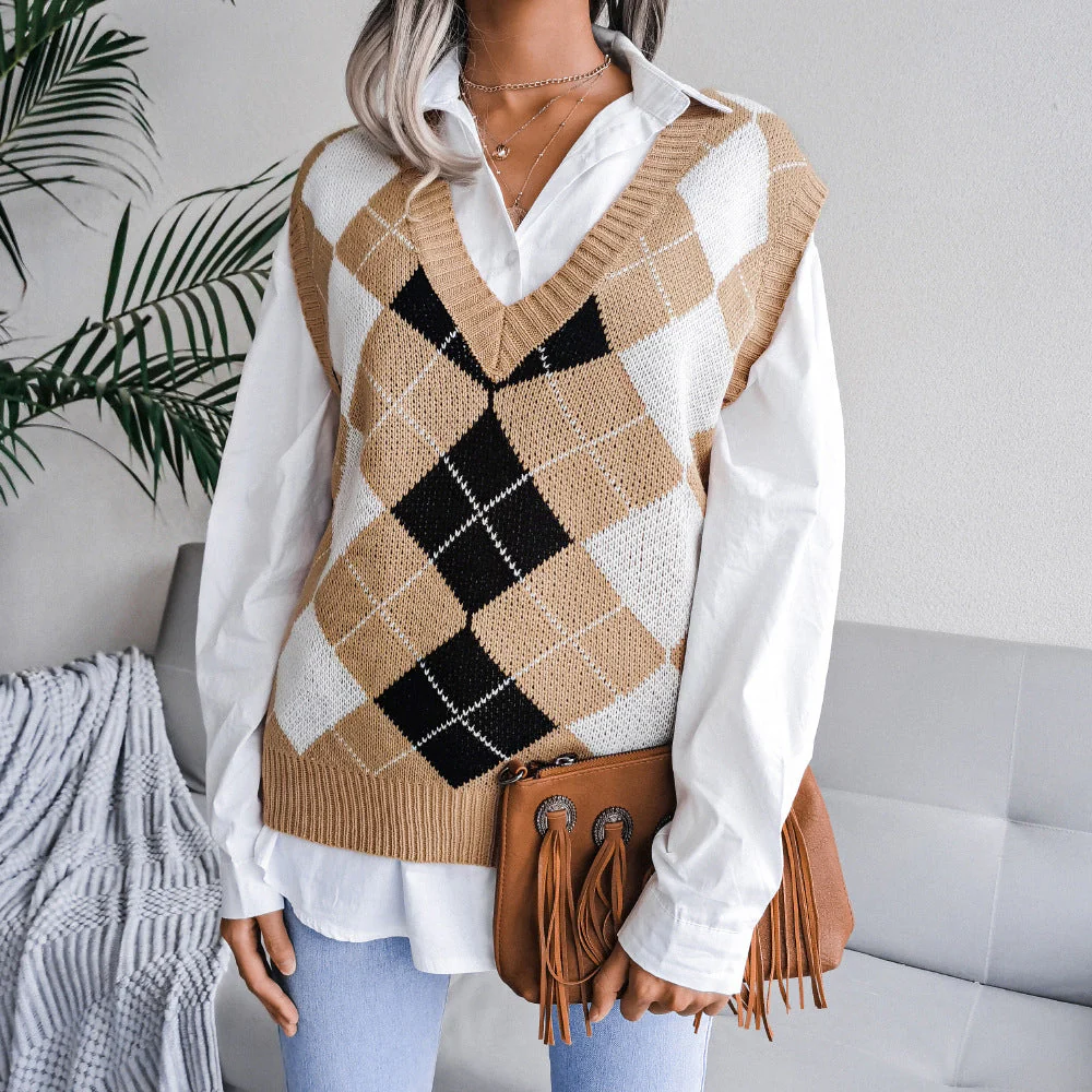 Hollow Leaf Casual Knitted Sweater - Image 35