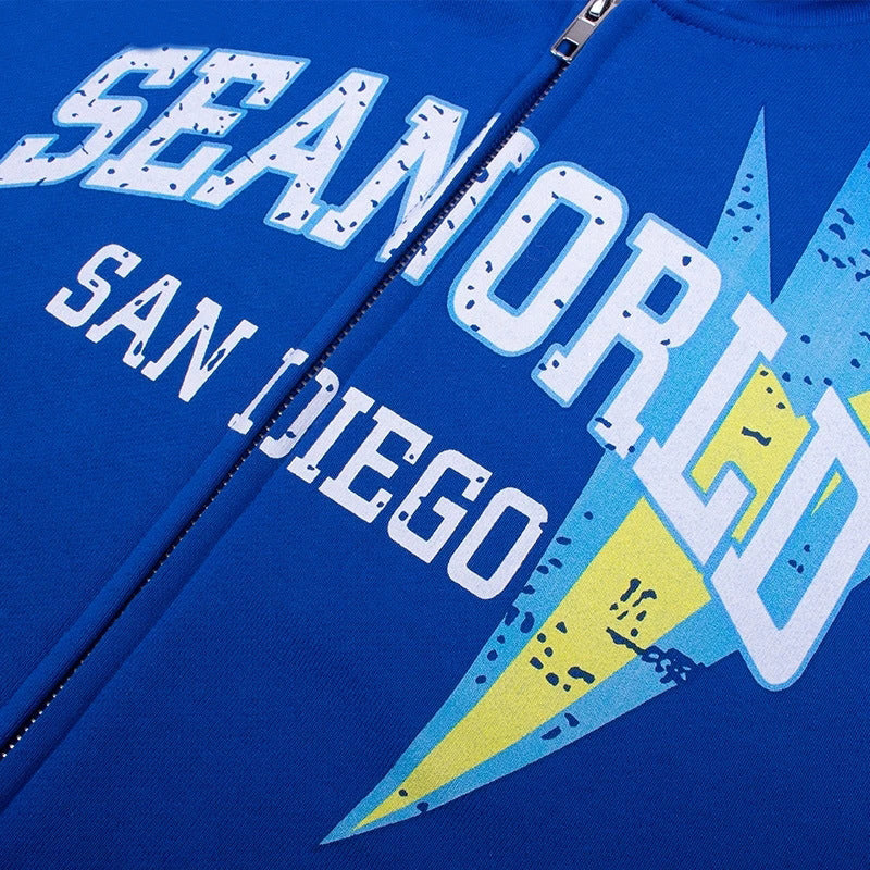 San Diego Embroidery Street Hoodie - Image 3