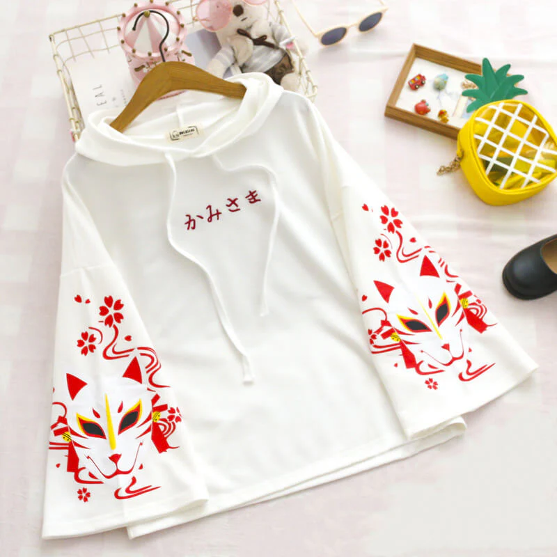 Japanese Fox Hoodie - Image 2