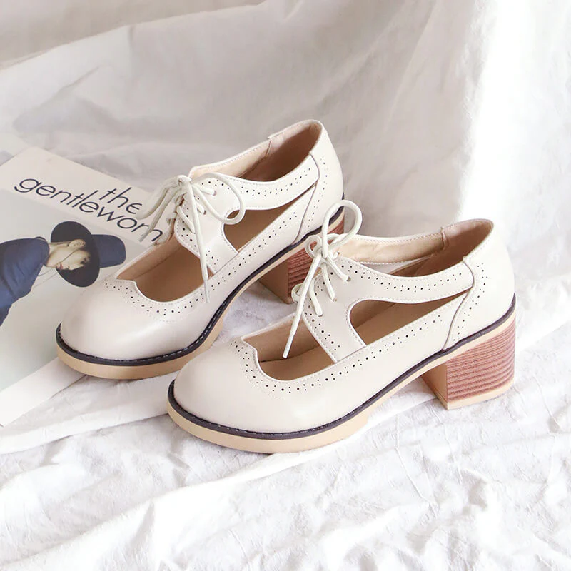Japanese Student Round Shoes - Image 5