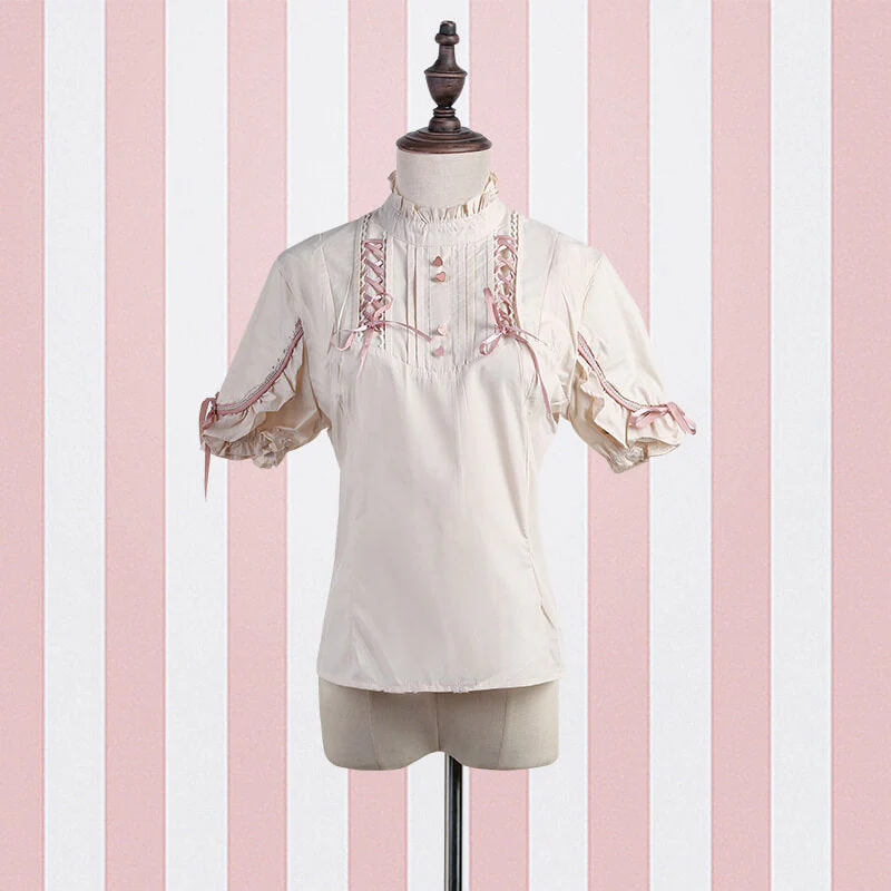 Jk Lolita Bow Shirt Dress - Image 8