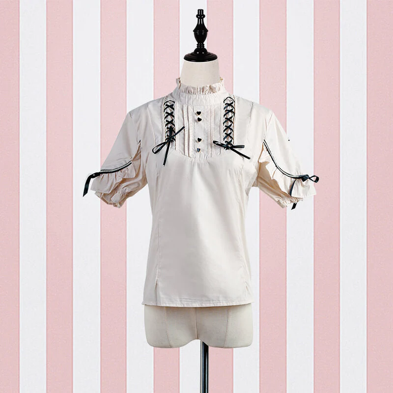 Jk Lolita Bow Shirt Dress - Image 9