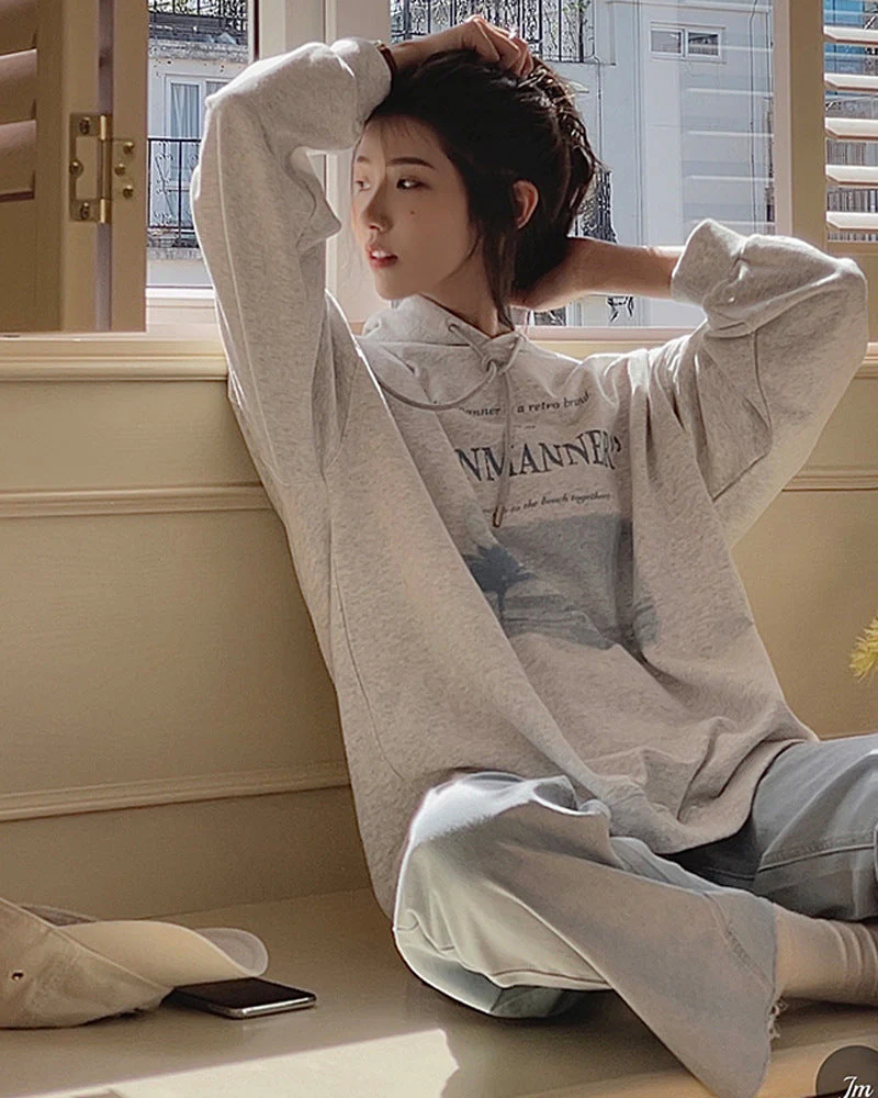 Junmanner Vintage Oversized Hoodie - Image 3