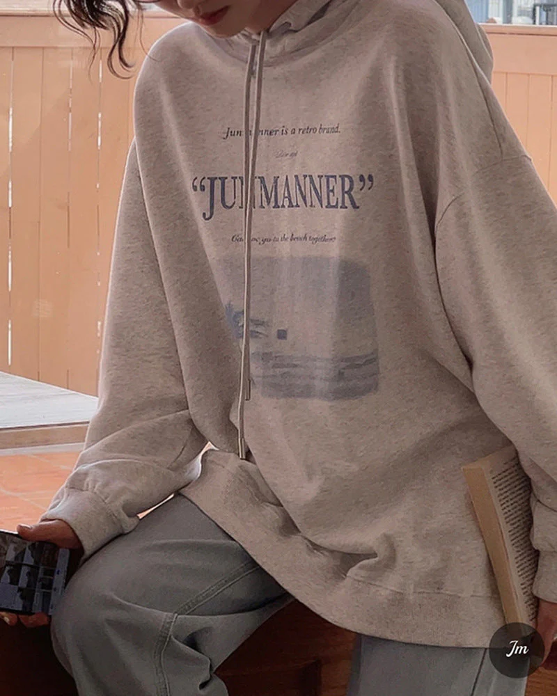 Junmanner Vintage Oversized Hoodie - Image 4