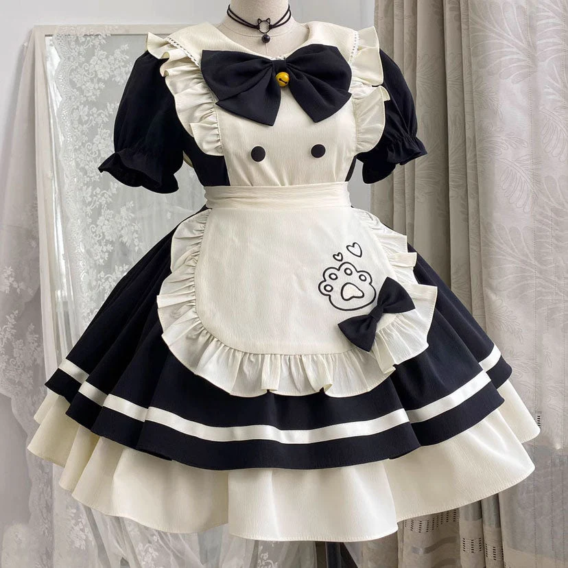 Kawaii Bow Cat Claw Uniform Dress - Image 5