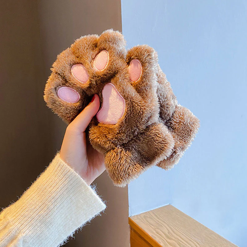 Kawaii Cat Paw Gloves - Image 3
