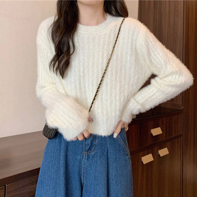 Kawaii Knit Pullover Sweater - Image 2