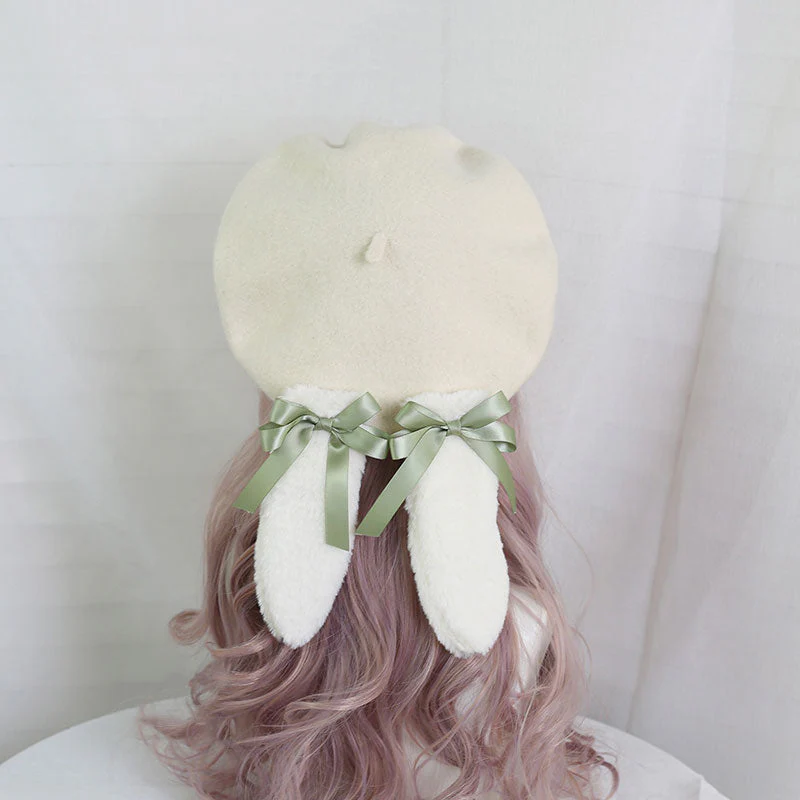 Kawaii Rabbit Ear Bow Hat - Image 7
