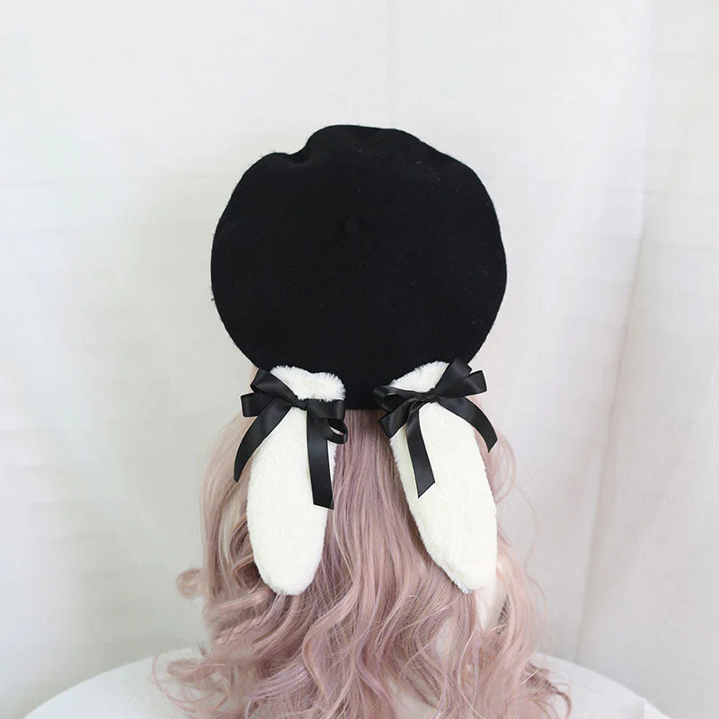 Kawaii Rabbit Ear Bow Hat - Image 9